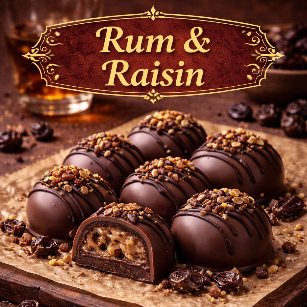 Rum & Raisin Truffles – Signature Collection (6 pcs)