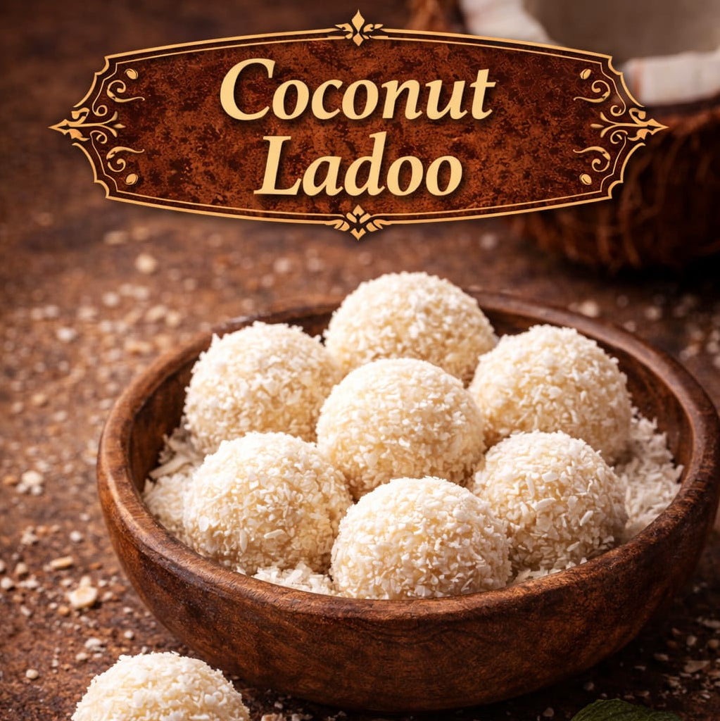 Coconut Ladoo Truffles – Signature Collection (6 pcs)